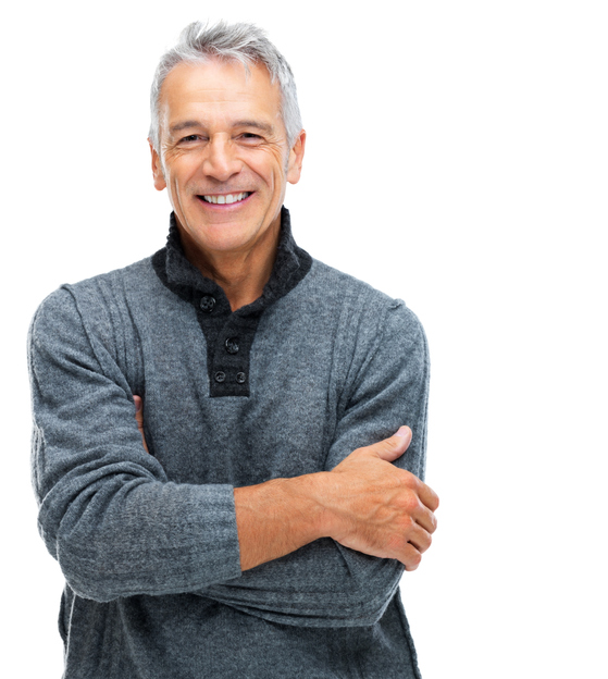 White male smiling with beautiful, straight white teeth